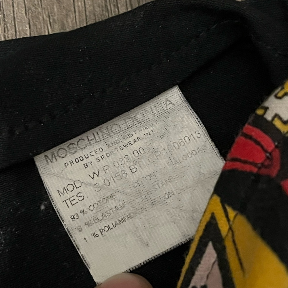 Vintage 90s comic graph moschino pant - Picture 6 of 6